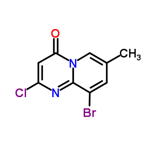 9-溴-2-氯-7-甲基-4H-吡啶并[1,2-a]嘧啶-4-酮结构式_893620-46-7结构式