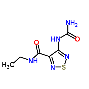 4-(氨基甲酰氨基)-n-乙基-1,2,5-噻二唑-3-羧酰胺结构式_89465-64-5结构式