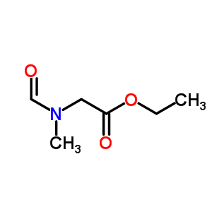 2-(甲酰基-甲基-氨基)乙酸乙酯结构式_89531-66-8结构式