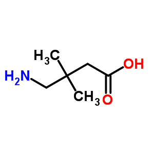 4-氨基-3,3-二甲基丁酸结构式_89584-22-5结构式