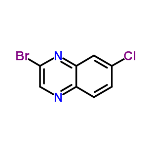 2-溴-7-氯喹噁啉结构式_89891-64-5结构式