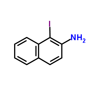1-碘-2-萘胺结构式_90016-93-6结构式