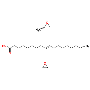 环氧乙烷环氧丙烷聚合物油酸酯结构式_9009-39-6结构式