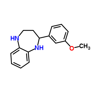 2-(3-Methoxy-phenyl)-2,3,4,5-tetrahydro-1h-benzo[b][1,4]diazepine Structure,904815-76-5Structure