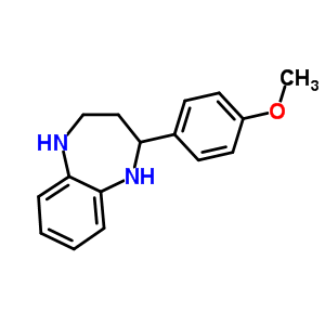 2-(4-Methoxy-phenyl)-2,3,4,5-tetrahydro-1h-benzo[b][1,4]diazepine Structure,904815-83-4Structure