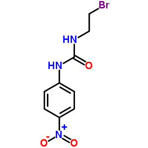 N-(2-溴乙基)-N-(4-硝基苯基)-脲结构式_90562-08-6结构式