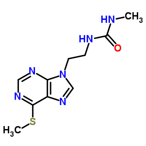 Urea,n-methyl-n-[2-[6-(methylthio)-9h-purin-9-yl]ethyl]- Structure,90924-88-2Structure