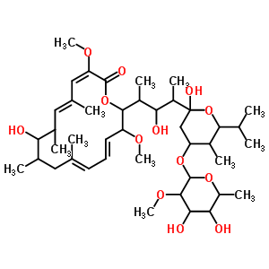 杀黏虫菌素结构式_91021-66-8结构式