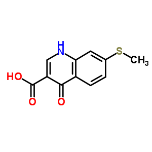 3-Quinolinecarboxylicacid,4-hydroxy-7-(methylthio)-(7ci) Structure,91092-79-4Structure