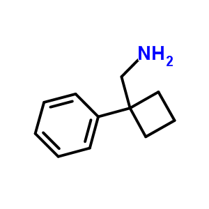 (1-Phenylcyclobutyl)methylamine Structure,91245-59-9Structure