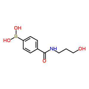 (3-羟基丙基) 4-硼苯甲酰胺结构式_913835-29-7结构式