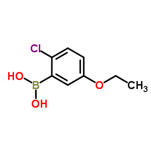 2-氯-5-乙氧基苯硼酸结构式_913835-30-0结构式