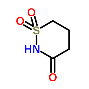 四氢-1,1,3-三氧代-2H-1,2-噻嗪结构式_913836-20-1结构式