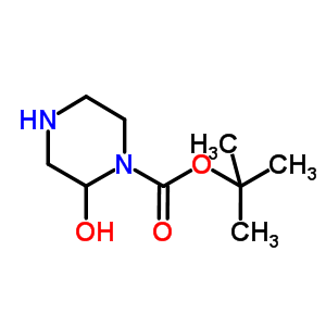 2-羟基-哌嗪-1-羧酸叔丁酯结构式_914224-76-3结构式