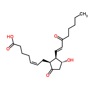 (5Z,8beta,11alpha,13E)-11-羟基-9,15-二氧代前列腺-5,13-二烯-1-酸结构式_914804-63-0结构式