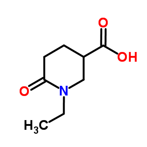 1-乙基-6-氧代哌啶-3-羧酸结构式_915919-82-3结构式