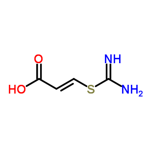 (Z)-3-[(氨基亚氨基甲基)硫代]-2-丙烯酸硫酸盐结构式_92138-10-8结构式