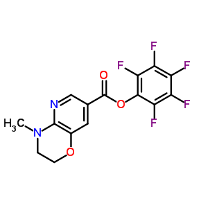 4-甲基-3,4-二氢-2H-吡啶并[3,2-b][1,4]噁嗪-7-羧酸五氟苯酯结构式_921938-83-2结构式