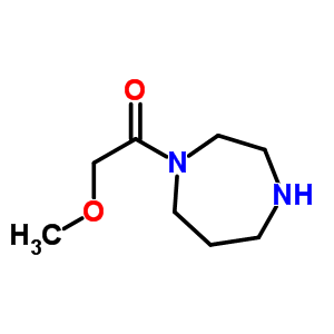 1-(甲氧基乙酰基)-1,4-二氮杂烷盐酸盐结构式_926191-91-5结构式