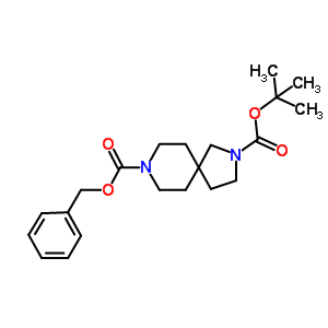 2,8-二氮杂螺[4.5]癸烷-2,8-二羧酸, 2-(1,1-二甲基乙基) 8-(苯基甲基)酯结构式_929301-98-4结构式