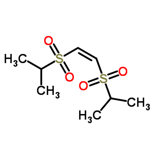 2-[(Z)-2-丙烷-2-基磺酰基乙烯]磺酰基丙烷结构式_93114-10-4结构式