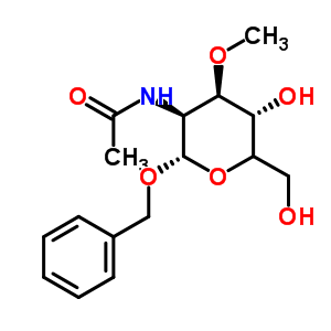 苄基 2-(乙酰氨基)-2-脱氧-3-O-甲基-alpha-D-吡喃葡萄糖苷结构式_93215-41-9结构式