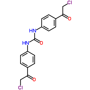 N,N-双[4-(2-氯乙酰基)苯基]-脲结构式_93320-35-5结构式