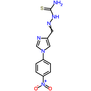[[1-(4-硝基苯基)咪唑-4-基]亚甲基氨基]硫代脲结构式_94128-90-2结构式