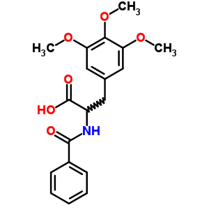 N-苯甲酰基-3,5-二甲氧基-O-甲基-酪氨酸结构式_94311-74-7结构式