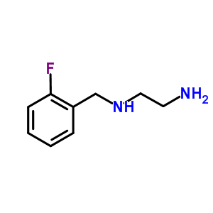 N-(2-氟苄基)-1,2-乙二胺结构式_953072-16-7结构式
