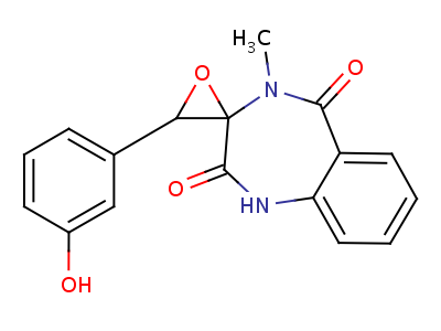 圆弧菌醇结构式,20007-85-6结构式
