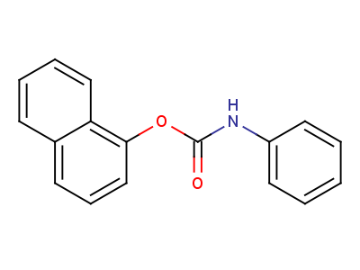 (9Ci)-1-萘酚苯基氨基甲酸酯结构式,38357-69-6结构式