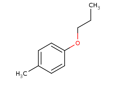 1-甲基-4-丙氧基苯结构式,5349-18-8结构式