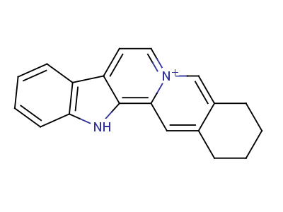 硝酸长生草碱结构式,549-92-8结构式
