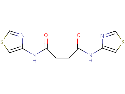 N,N-(4,4-bi噻唑-2,2-二基)双乙酰胺结构式,58139-61-0结构式