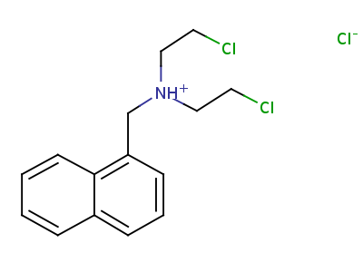 Bis-beta-chloroethyl-(alpha-naphthylmethyl)amine hydrochlorideStructure,60855-84-7Structure Bis-beta-chloroethyl-(alpha-naphthylmethyl)amine hydrochloride Structure,60855-84-7Structure