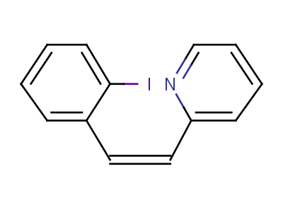 2-[2-(2-碘苯基)乙烯]吡啶结构式,76293-41-9结构式