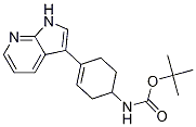 [4-(1H-吡咯并[2,3-b]吡啶-3-基)-环hex-3-enyl]-氨基甲酸叔丁酯结构式_1001414-20-5结构式