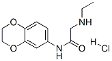 N-(2,3-二氢苯并[b][1,4]二噁英-6-基)-2-(乙基氨基)乙酰胺盐酸盐结构式_100254-21-5结构式