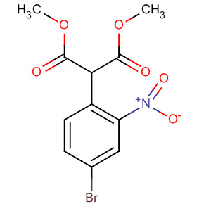 2-(4-溴-2-硝基苯基)丙二酸二乙酯结构式_100487-81-8结构式