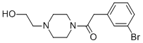 2-(3-溴苯基)-1-[4-(2-羟基乙基)-1-哌嗪基]-乙酮结构式_1007210-96-9结构式