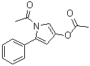N-乙酰基-3-乙酰氧基-5-苯基吡咯结构式_100750-39-8结构式