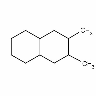 十氢-2,3-二甲基-萘结构式_1008-80-6结构式