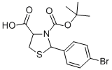 3-Boc-2-(4-溴-苯基)-噻唑烷-4-羧酸结构式_1008262-90-5结构式