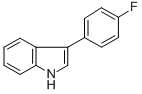 3-(4-氟-苯基)-1H-吲哚结构式_101125-32-0结构式