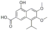 4-羟基-6,7-二甲氧基-8-(1-甲基乙基)-2-萘羧酸结构式_101432-16-0结构式