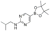 N-异丁基-5-(4,4,5,5-四甲基-1,3,2-二噁硼烷-2-基)嘧啶-2-胺结构式_1015242-06-4结构式
