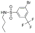 N-丁基-3-溴-5-(三氟甲基)苯磺酰胺结构式_1020252-83-8结构式