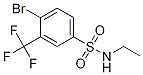 N-乙基-4-溴-3-三氟甲基苯磺酰胺结构式_1020252-99-6结构式