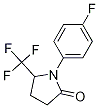 1-(4-氟苯基)-5-(三氟甲基)吡咯烷-2-酮结构式_1020717-94-5结构式